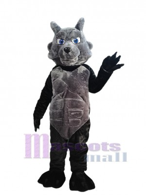 Powerful Muscle Wolf Mascot Costume Animal