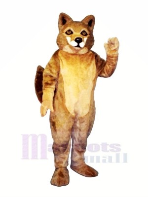 Strong Brown Wolf Mascot Costumes Cartoon