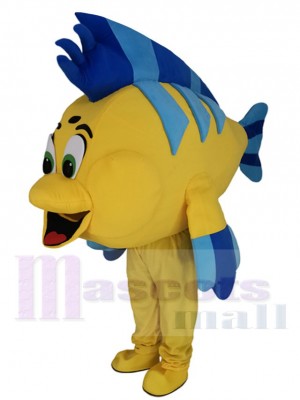 Yellow Clownfish Mascot Costume Cartoon