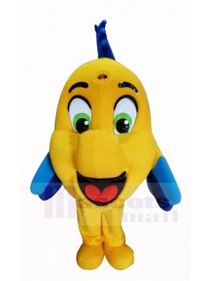 Cute Yellow Clownfish Mascot Costumes Cartoon		