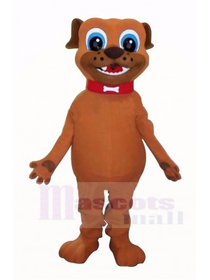 Brown Puppy Dog Mascot Costume Cartoon