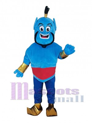 Aladdin Genie Mascot Costume Cartoon