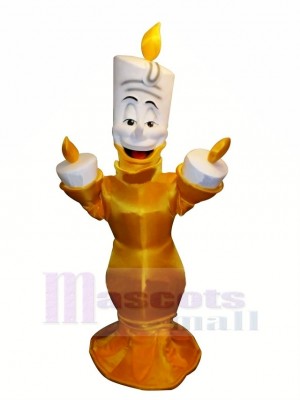 Funny Character Lumiere Mascot Costume Cartoon	