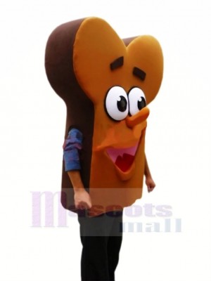 Yummy Bread Mascot Costume Cartoon