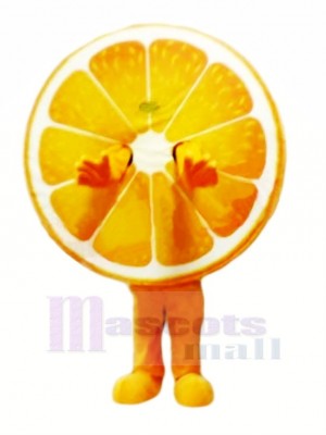 Juicy Orange Mascot Costume Cartoon