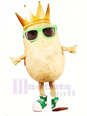 Cool Spud Mascot Costume Cartoon