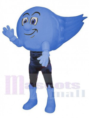 Columbia Blue Comet Mascot Costume Cartoon