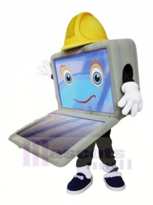 Cute Funny Computer Mascot Costume Cartoon