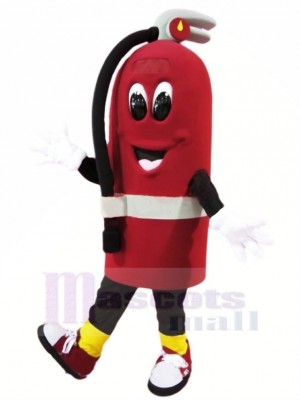 Cute Fire Extinguisher Mascot Costume Cartoon