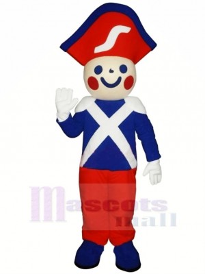 Cute Smiling Soldier Mascot Costume Cartoon