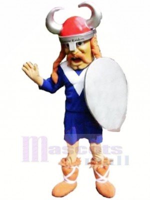 Cool Viking Mascot Costume Cartoon	