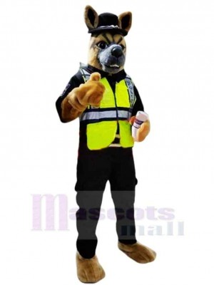 Top Quality Police Dog Mascot Costume Cartoon