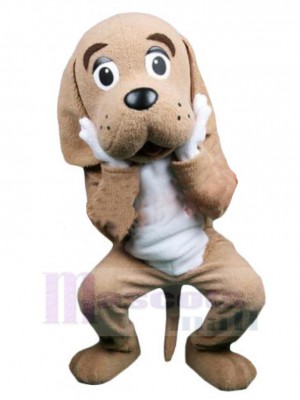 Lovable Brown Dog Mascot Costume Animal