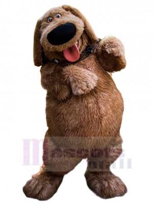 Super Cute Brown Dog Mascot Costume Animal