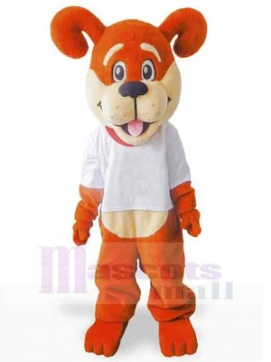 Super Cute Orange Dog Mascot Costume Animal