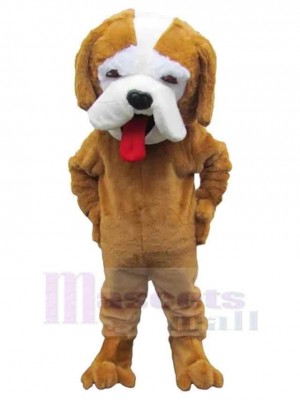 Piquant Brown Hound Dog Mascot Costume Animal
