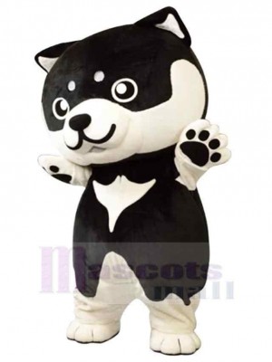 Baby White and Black Dog Mascot Costume Animal