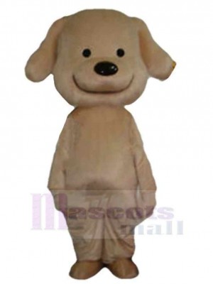 High Quality Smiling Brown Dog Mascot Costume Animal