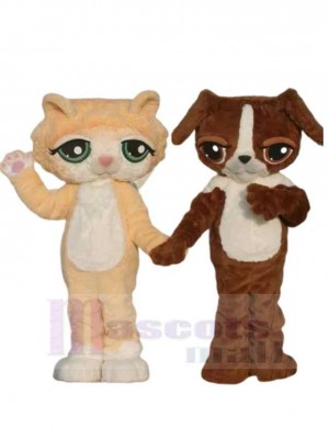 Well-behaved Soft Dog Mascot Costume Animal