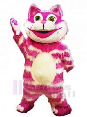 Funny Pink Cheshire Cat Mascot Costume Animal