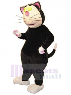 Funny Black Cat Mascot Costume Animal