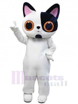 Lovely Black and White Cat Mascot Costume Animal