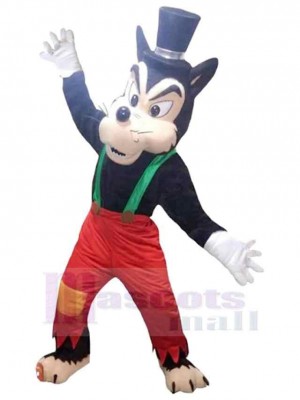 Wolf mascot costume