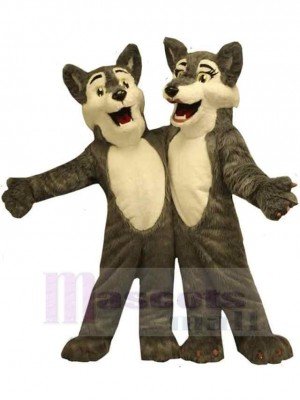 Wolf mascot costume