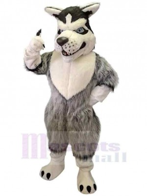 High Quality Strong Gray Wolf Mascot Costume Animal