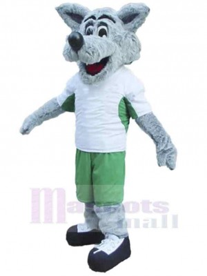 Wolf mascot costume