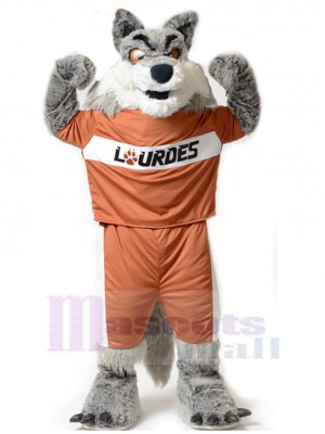 Wolf mascot costume