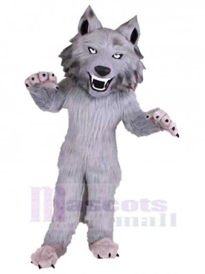 High Quality Funny Gray Wolf Mascot Costume Animal