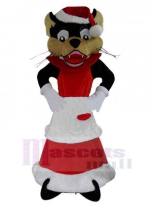 Wolf mascot costume