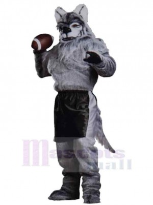 High Quality Plush Gray Wolf Mascot Costume Animal