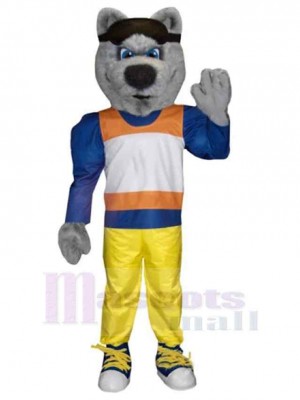 Wolf mascot costume