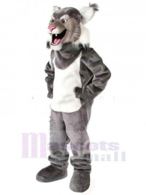 Roaring Gray Wolf Mascot Costume Animal Adult