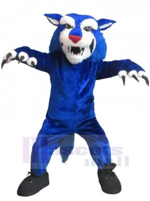 Sharp Paws Blue Tiger Mascot Costume Animal