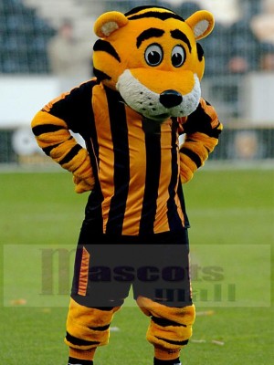 Energetic Sport Tiger Mascot Costume Animal