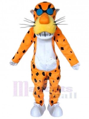 Orange Tiger Mascot Costume Animal Adult