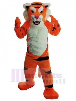 High Quality Orange Tiger Mascot Costume Animal Adult