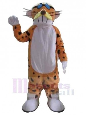 Funny Waving Tiger Mascot Costume Animal