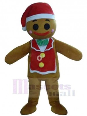 Christmas Snowman Gingerbread Mascot Costume