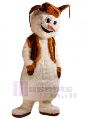 Lightweight Snowman Mascot Costume with Brown Vest