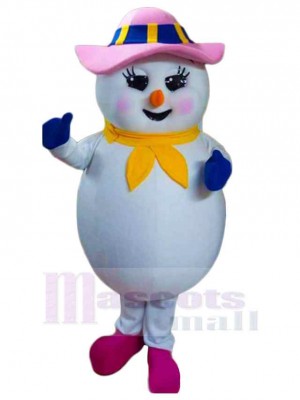 Snowman mascot costume