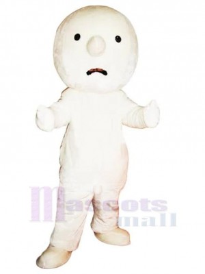 Adorkable Snowman Mascot Costume Cartoon