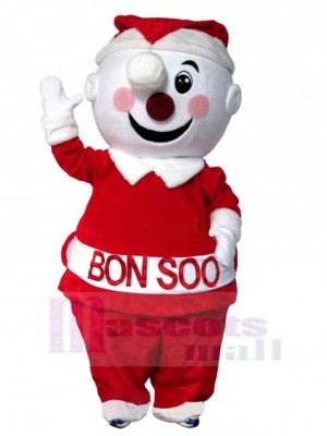 Snowman mascot costume