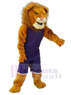Fierce Lion Mascot Costume Animal Adult