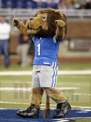 Lion mascot costume