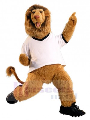 Long Tail Strong Lion Mascot Costume Animal