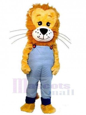 Cute Little Yellow Lion Mascot Costume Animal